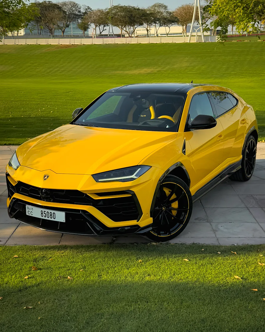 Lamborghini Urus Yellow 2021 2021 for rent in Dubai — photo 6 of 10