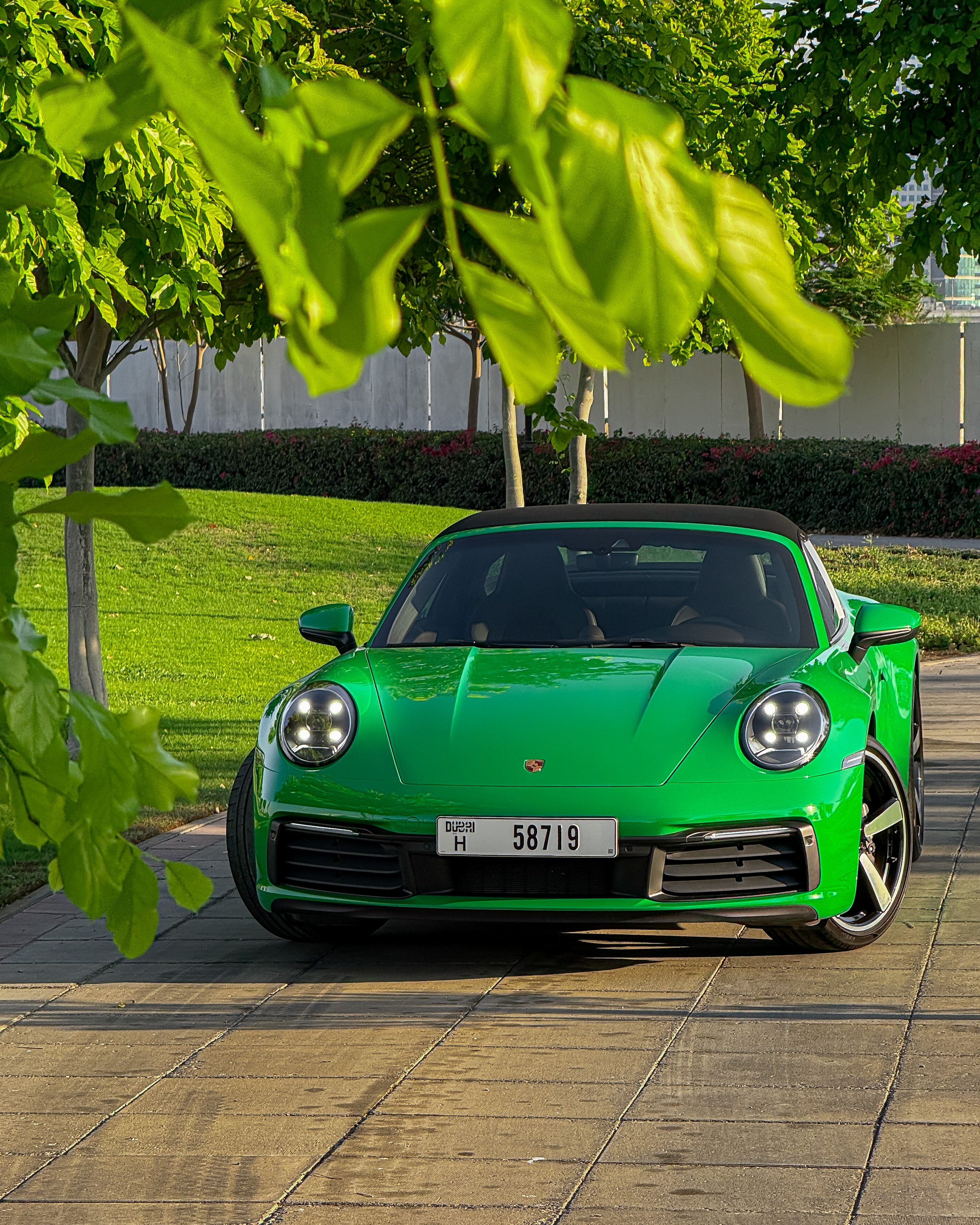 2022 Porsche Targa 4 Green 2022 for rent in Dubai — thumbnail 5