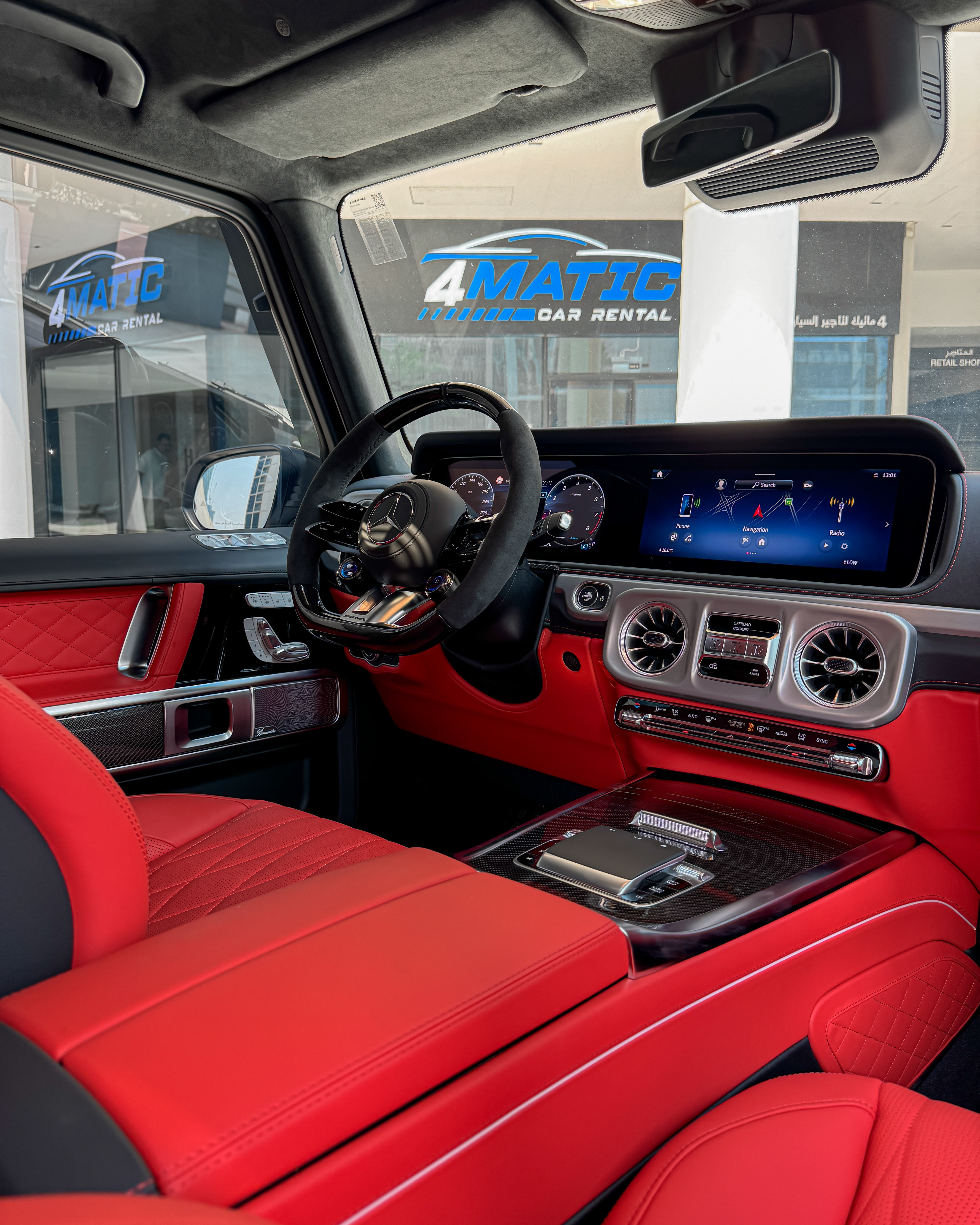 2025 Mercedes-AMG G63 White 2025 for rent in Dubai — thumbnail 3