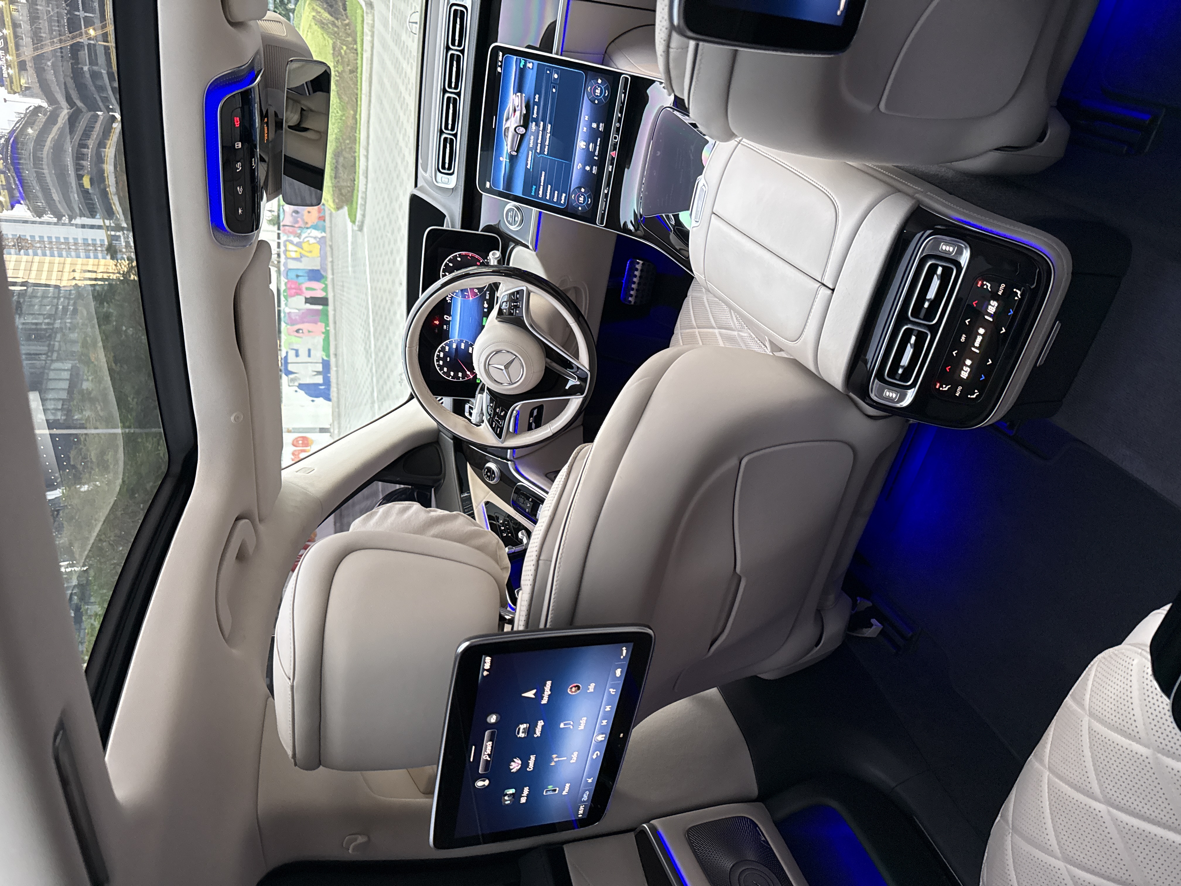 Mercedes S500 Black 2022 2022 for rent in Dubai — thumbnail 10