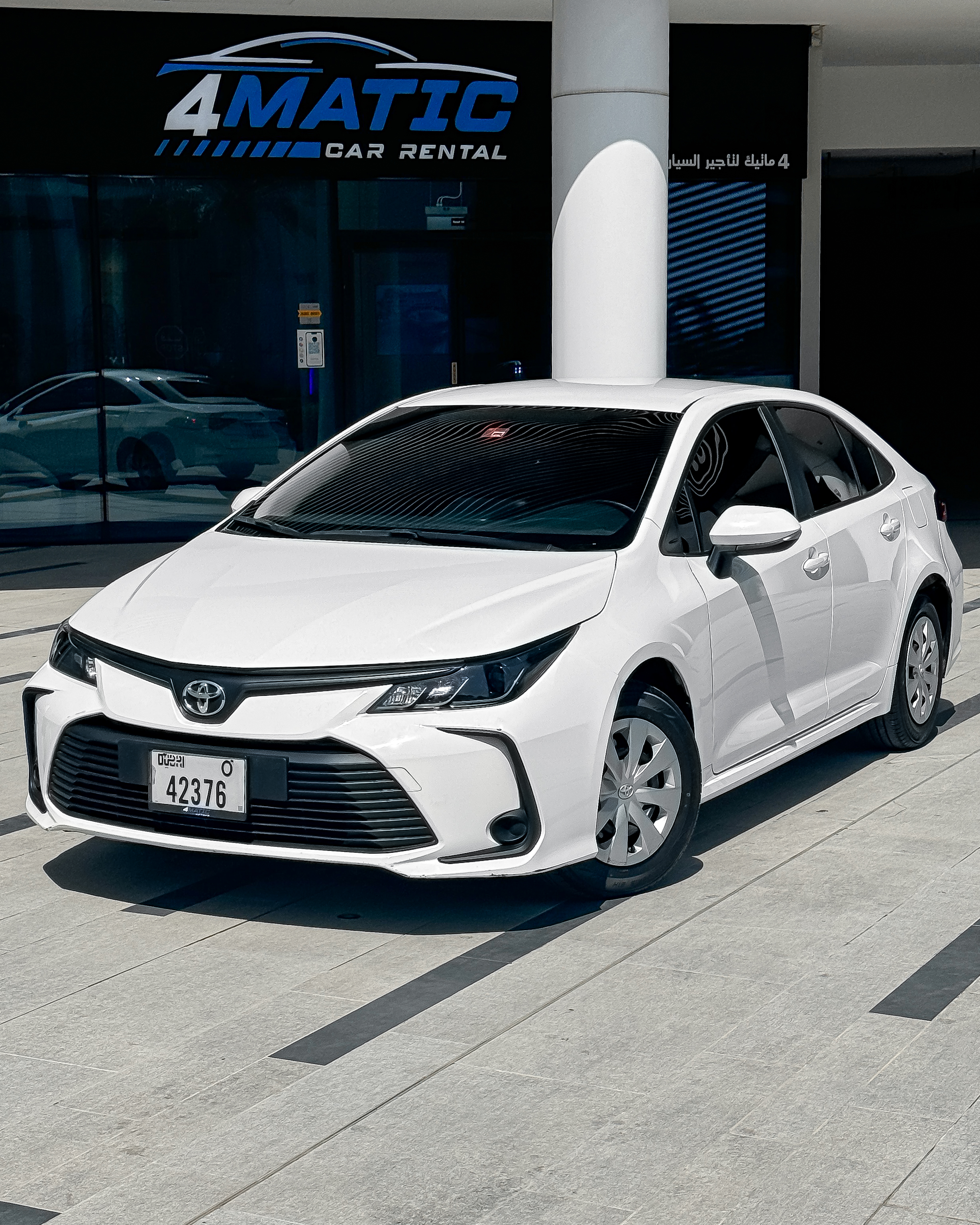 2023 Toyota Corolla White - Effortless Elegance 2023 for rent in Dubai — thumbnail 1