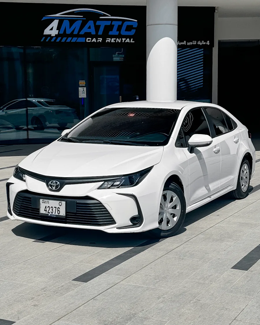 2023 Toyota Corolla White - Effortless Elegance 2023 for rent in Dubai β photo 1 of 3