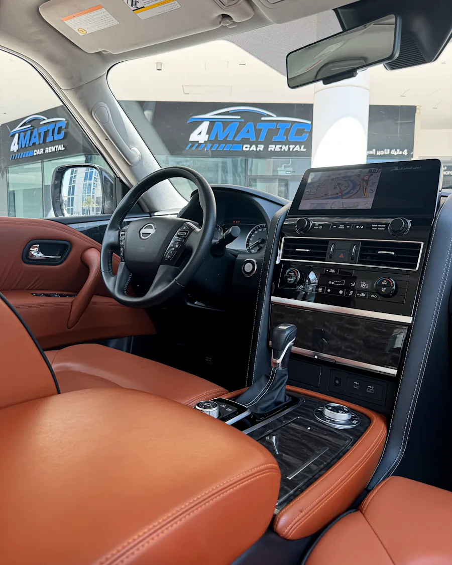 Nissan Patrol Platinum Black 2023 2023 for rent in Dubai โ photo 3 of 3