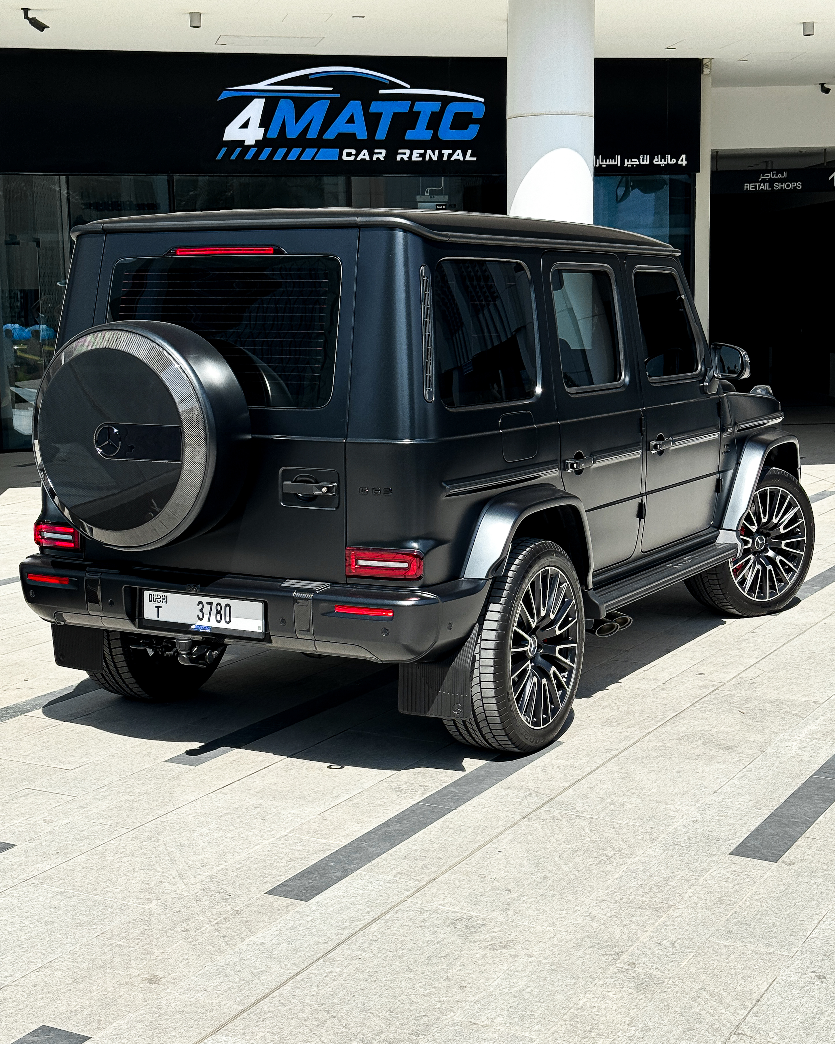 2025 Mercedes-AMG G63 Matte Black 2025 for rent in Dubai — thumbnail 2