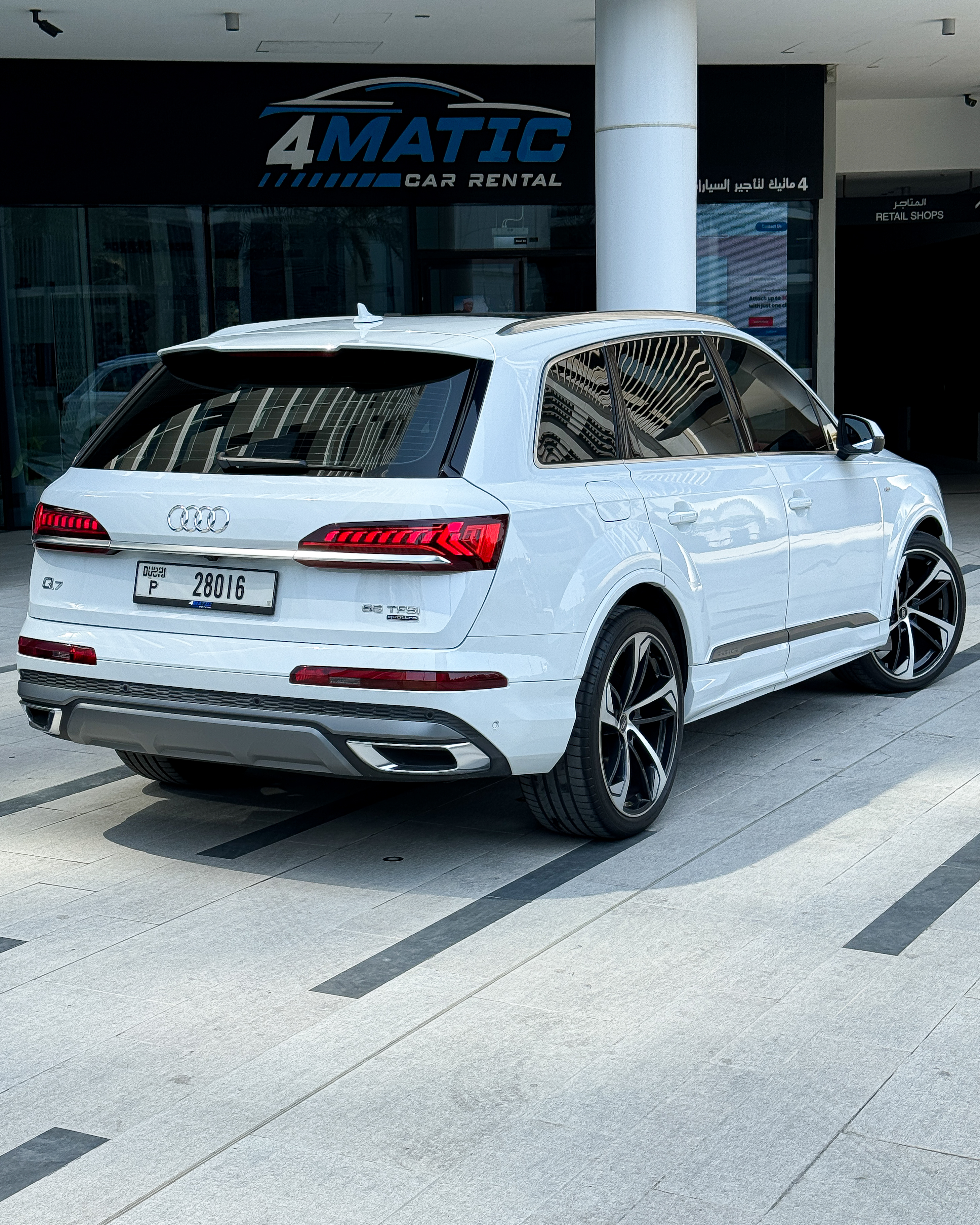 Audi Q7 quattro 2022 2022 for rent in Dubai — thumbnail 3