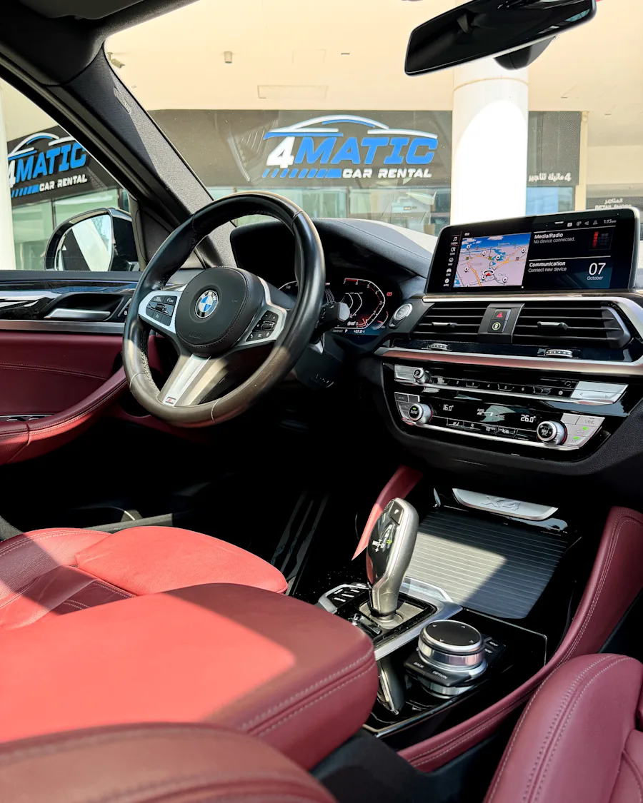 BMW X4 Dark Blue 2021 2021 for rent in Dubai โ photo 3 of 3