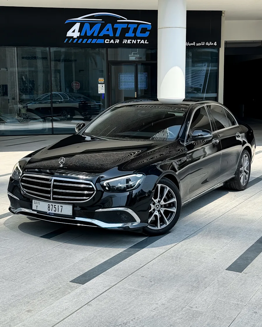 Mercedes E200 Black 2022 2022 for rent in Dubai — photo 1 of 3