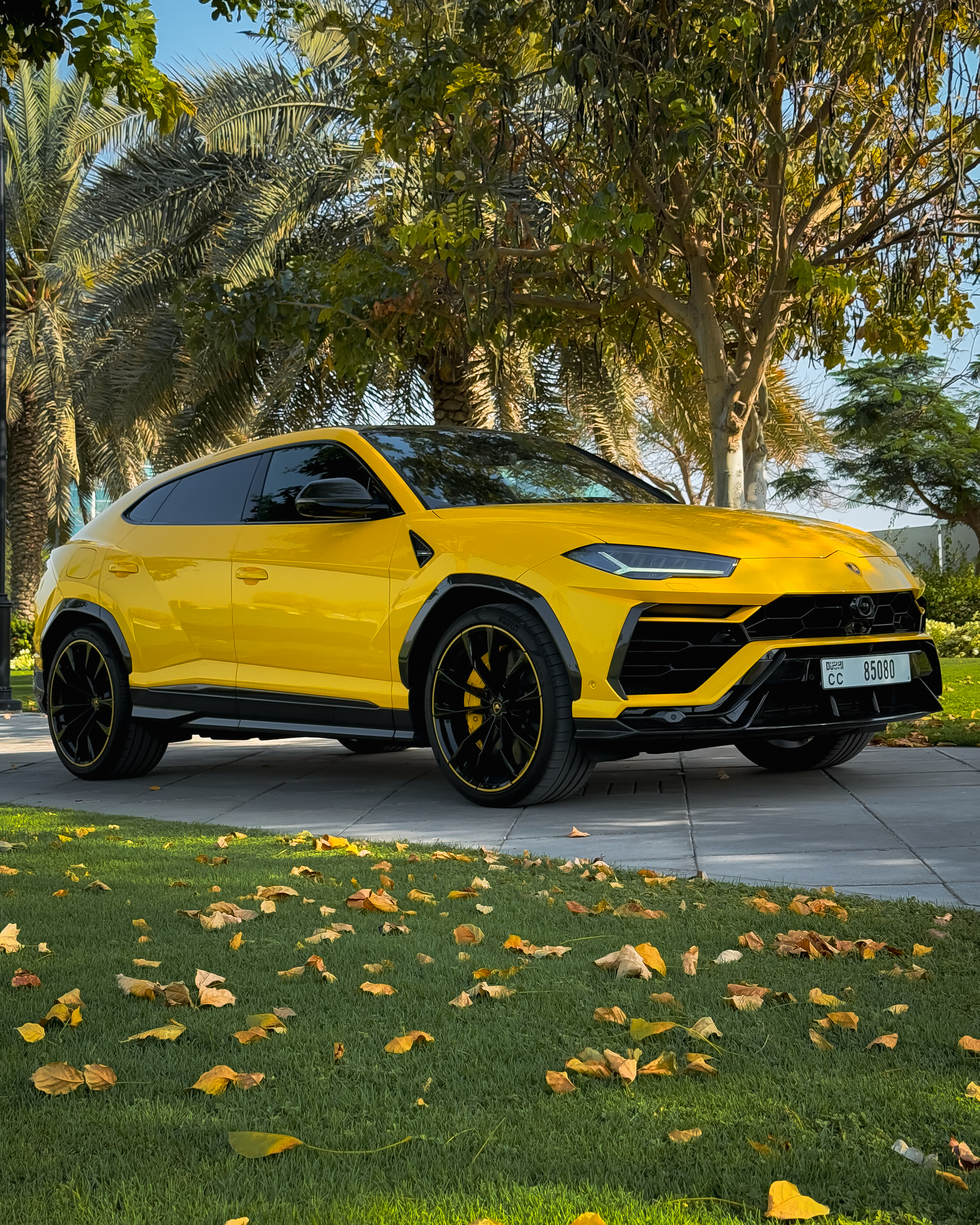 Lamborghini Urus Yellow 2021 2021 for rent in Dubai — thumbnail 7