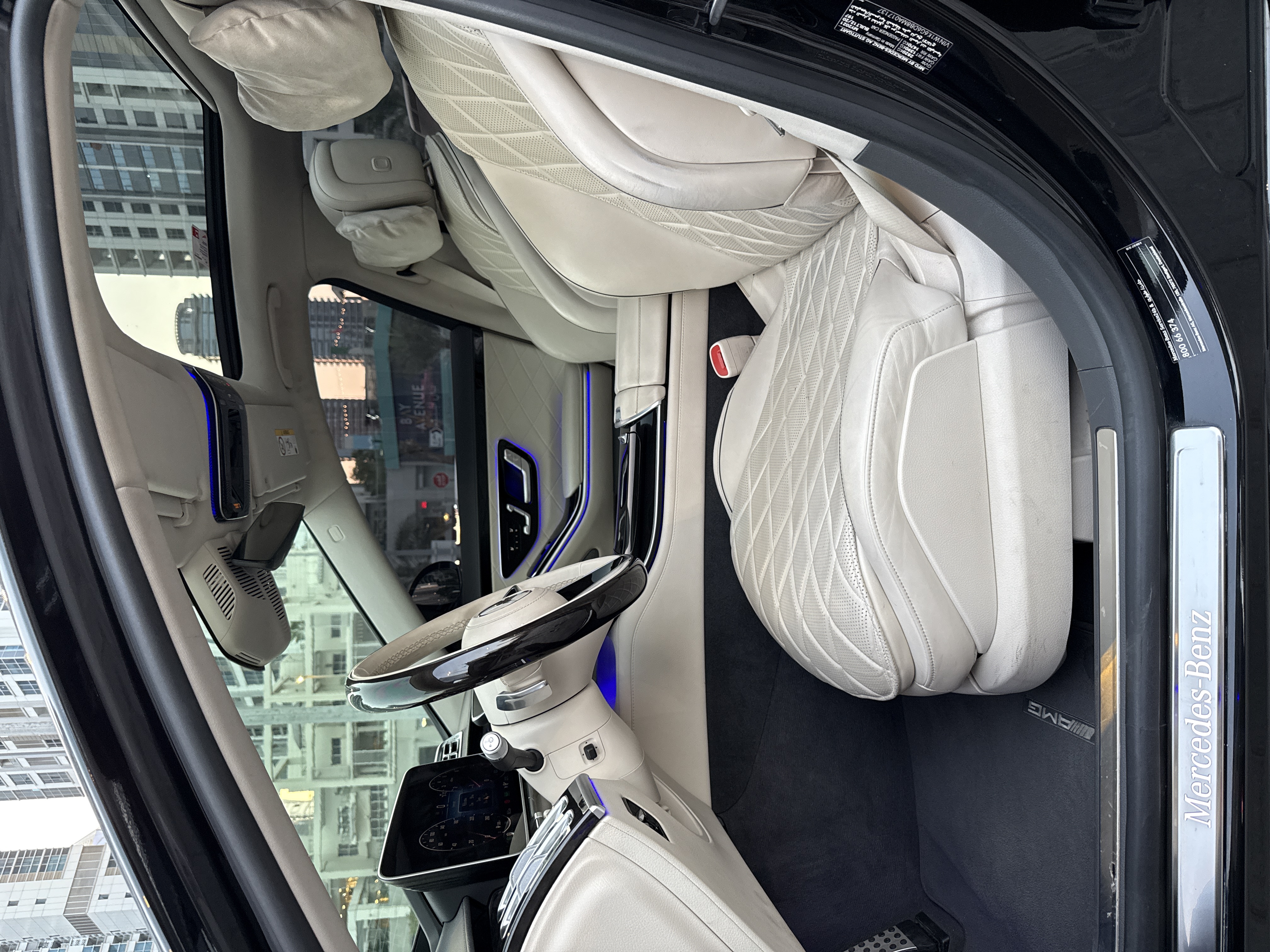 Mercedes S500 Black 2022 2022 for rent in Dubai — thumbnail 6
