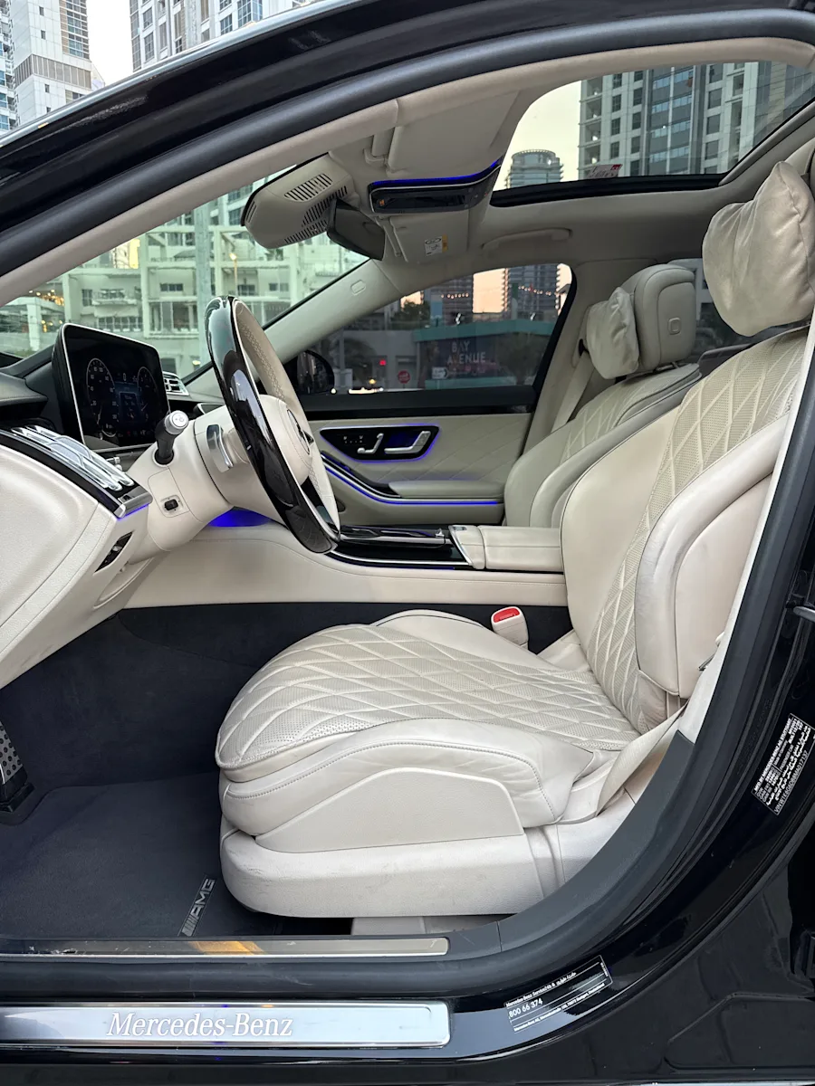Mercedes S500 Black 2022 2022 for rent in Dubai — photo 6 of 12