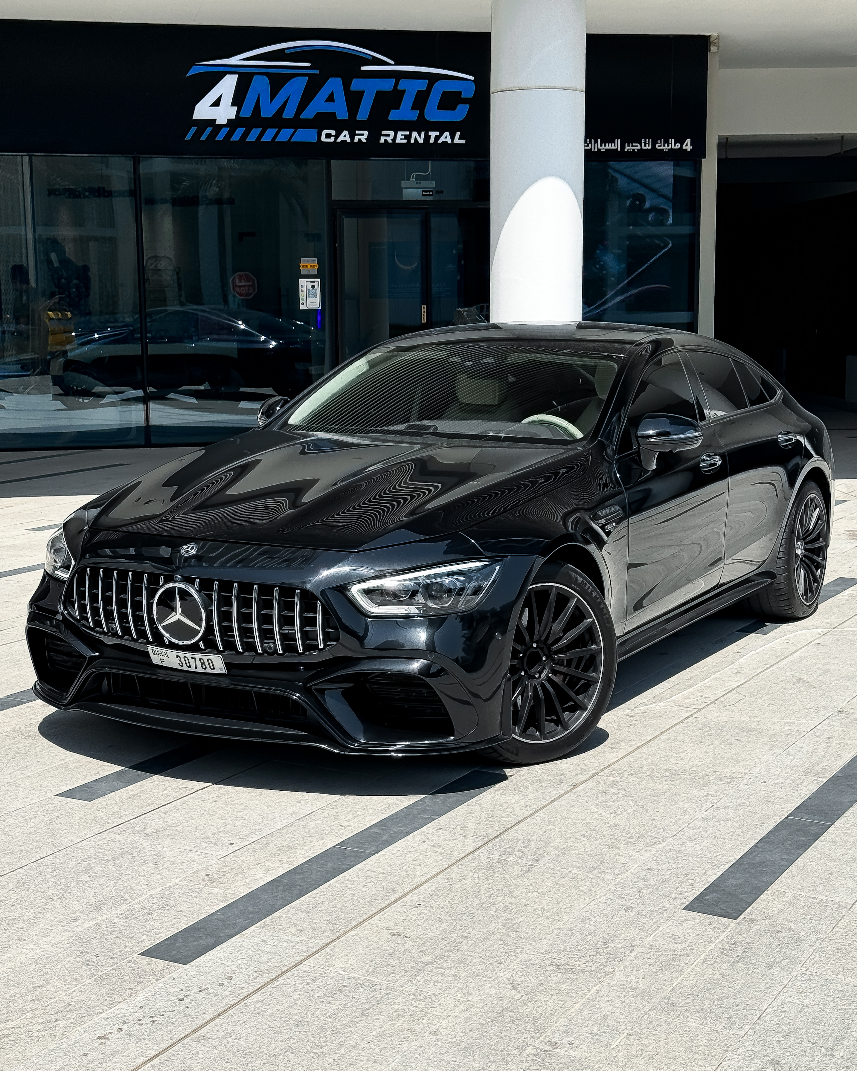 Mercedes GT 63 AMG Black 2021 2021 for rent in Dubai — thumbnail 1