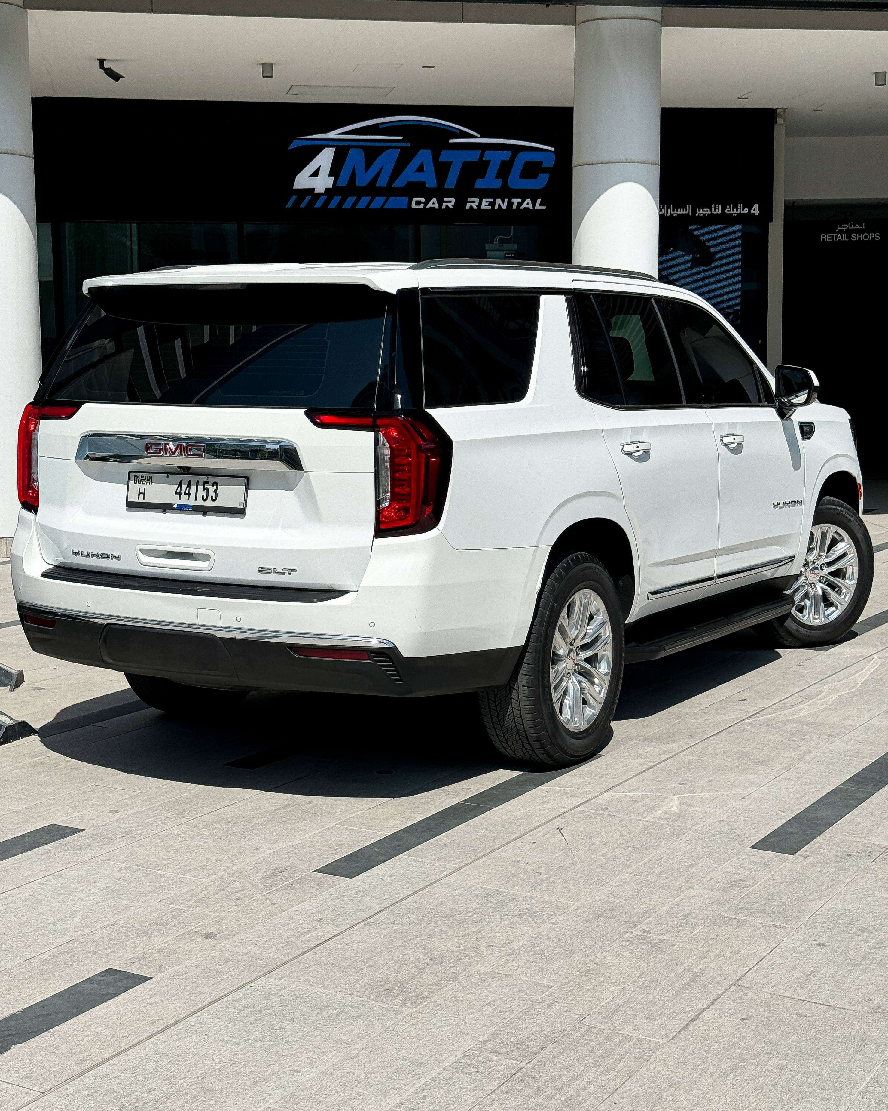 GMC Yukon White 2022 2022 for rent in Dubai — thumbnail 2