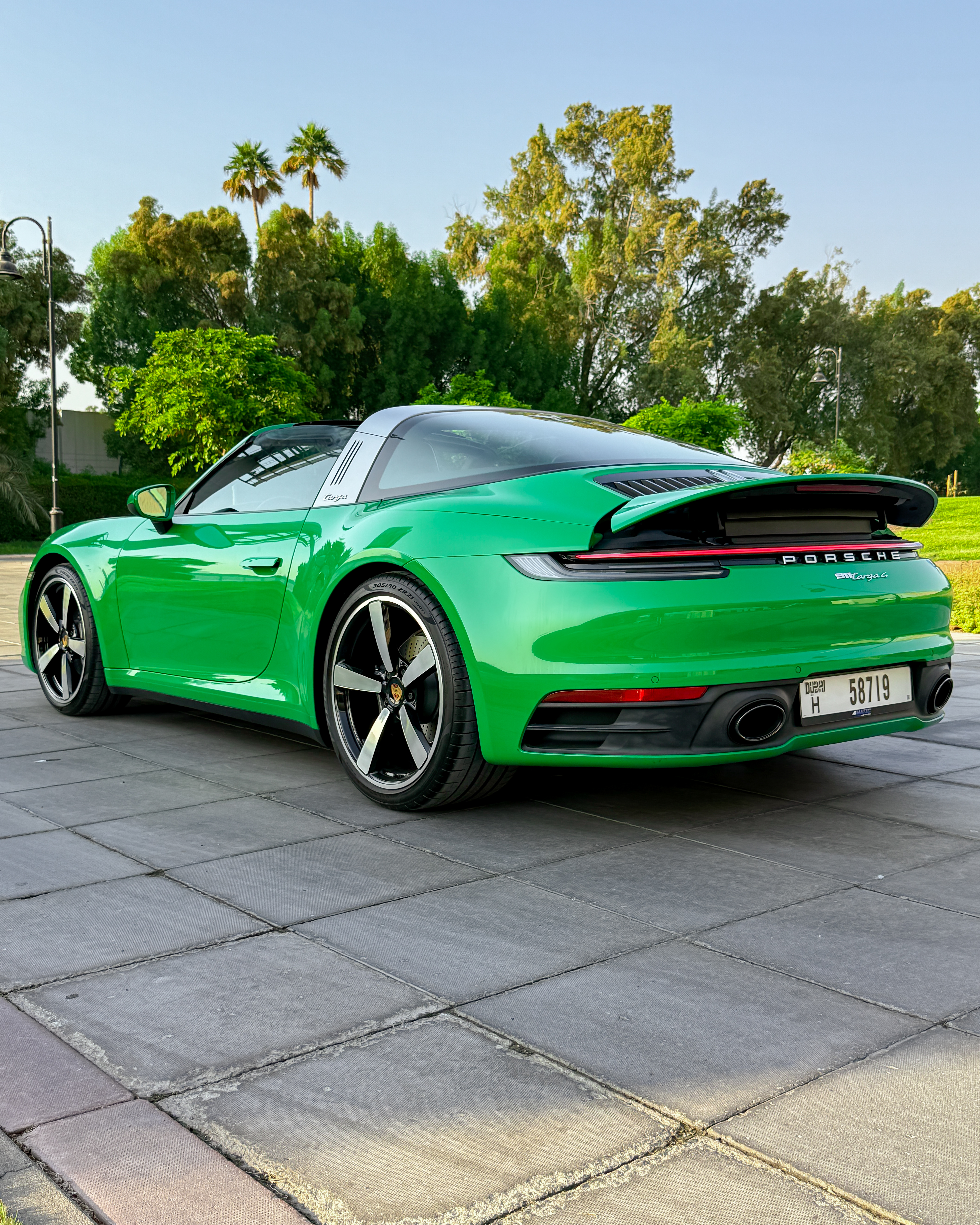 2022 Porsche Targa 4 Green 2022 for rent in Dubai — thumbnail 3