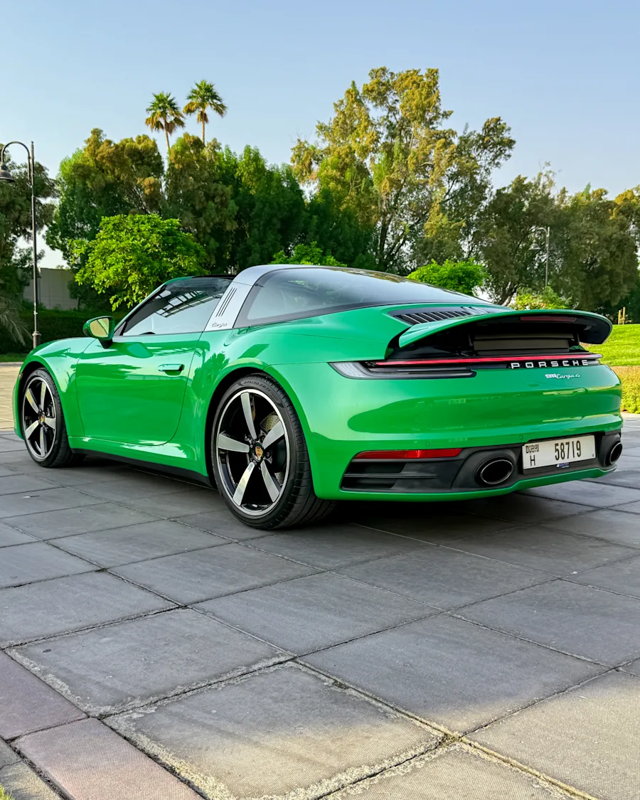 2022 Porsche Targa 4 Green 2022 for rent in Dubai โ photo 3 of 10