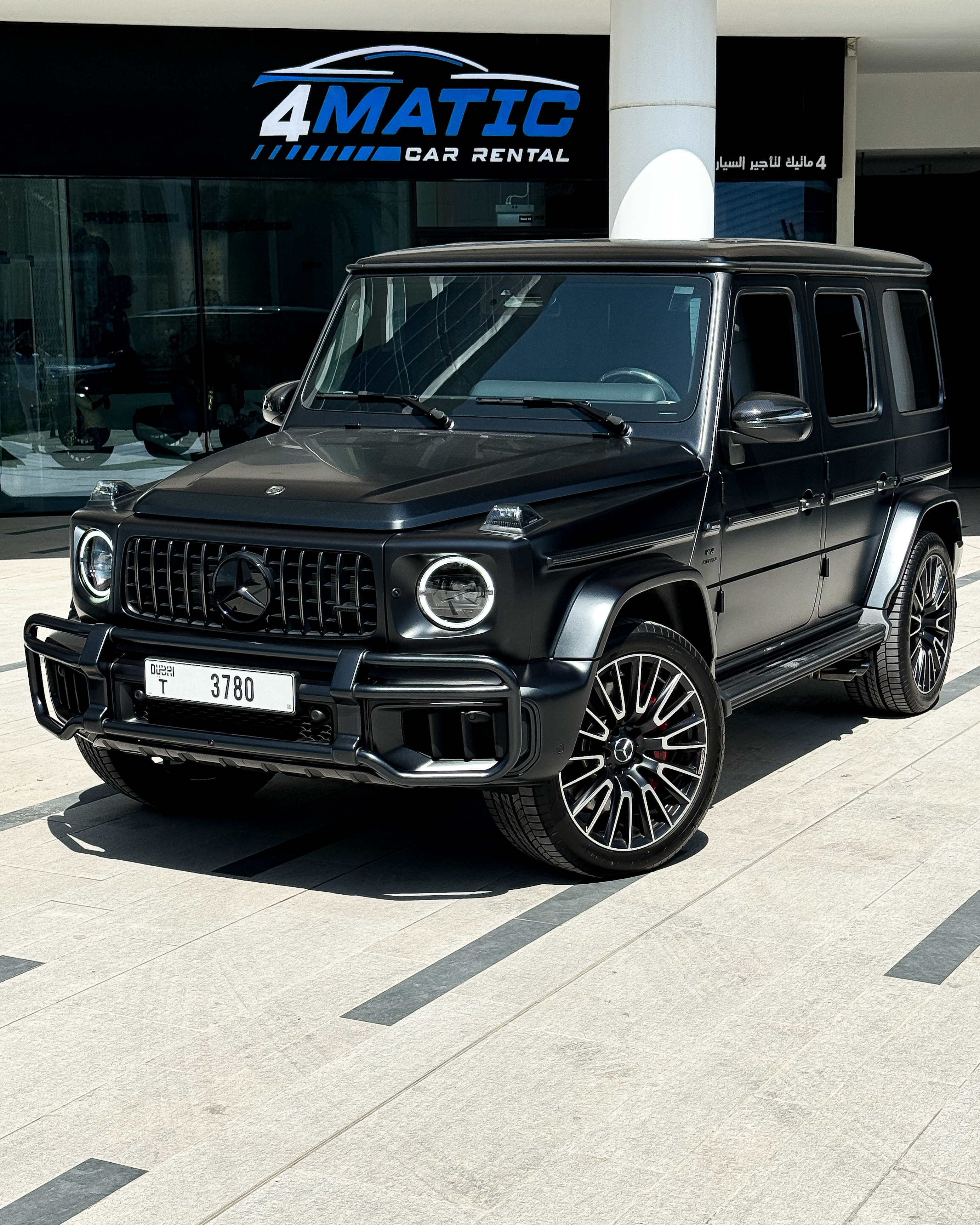 2025 Mercedes-AMG G63 Matte Black 2025 for rent in Dubai — thumbnail 1