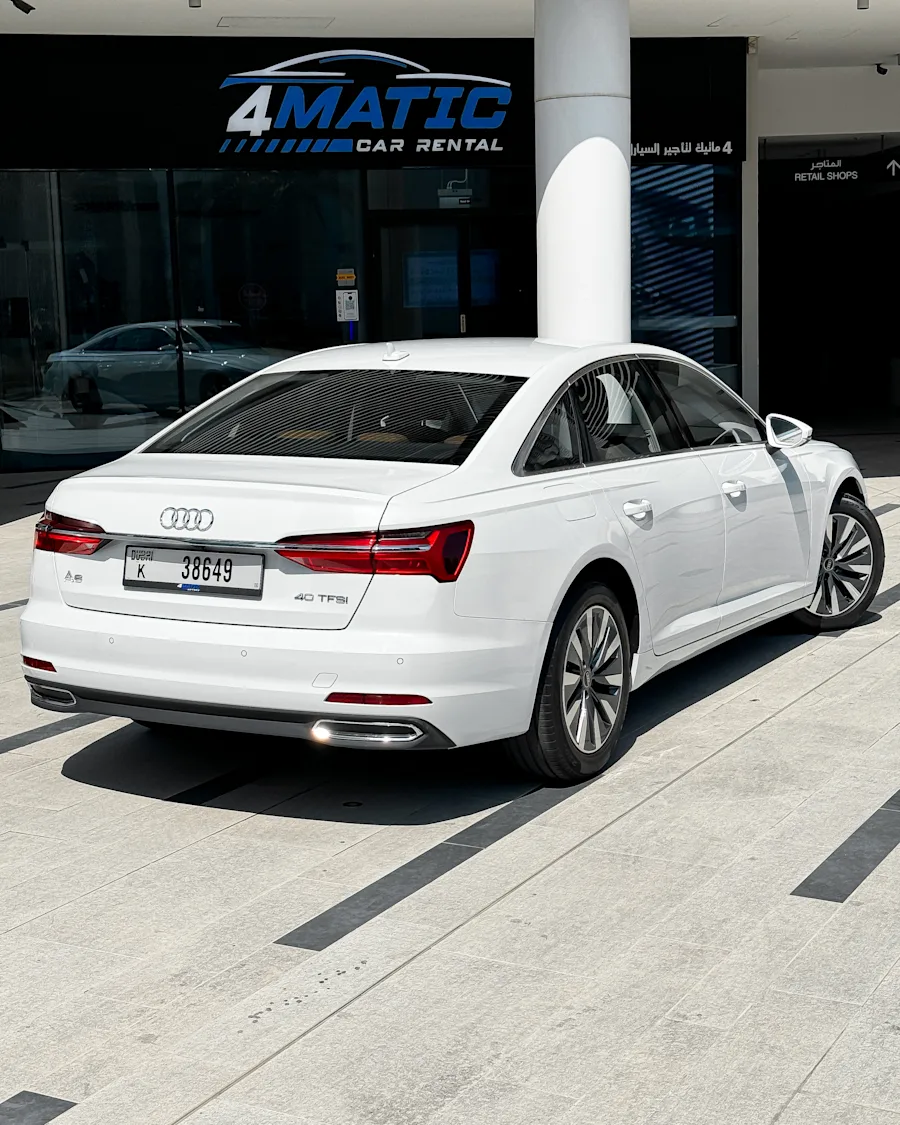 Audi A6 White 2023 2023 for rent in Dubai — photo 2 of 3