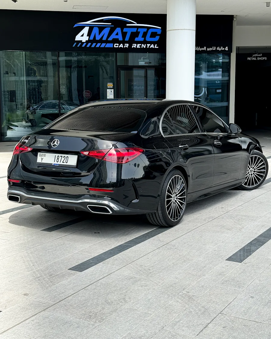 Mercedes C200 Black 2022 2022 for rent in Dubai โ photo 2 of 3