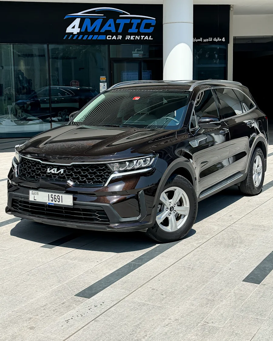 2022 Kia Sorento Black 2022 for rent in Dubai โ photo 1 of 3