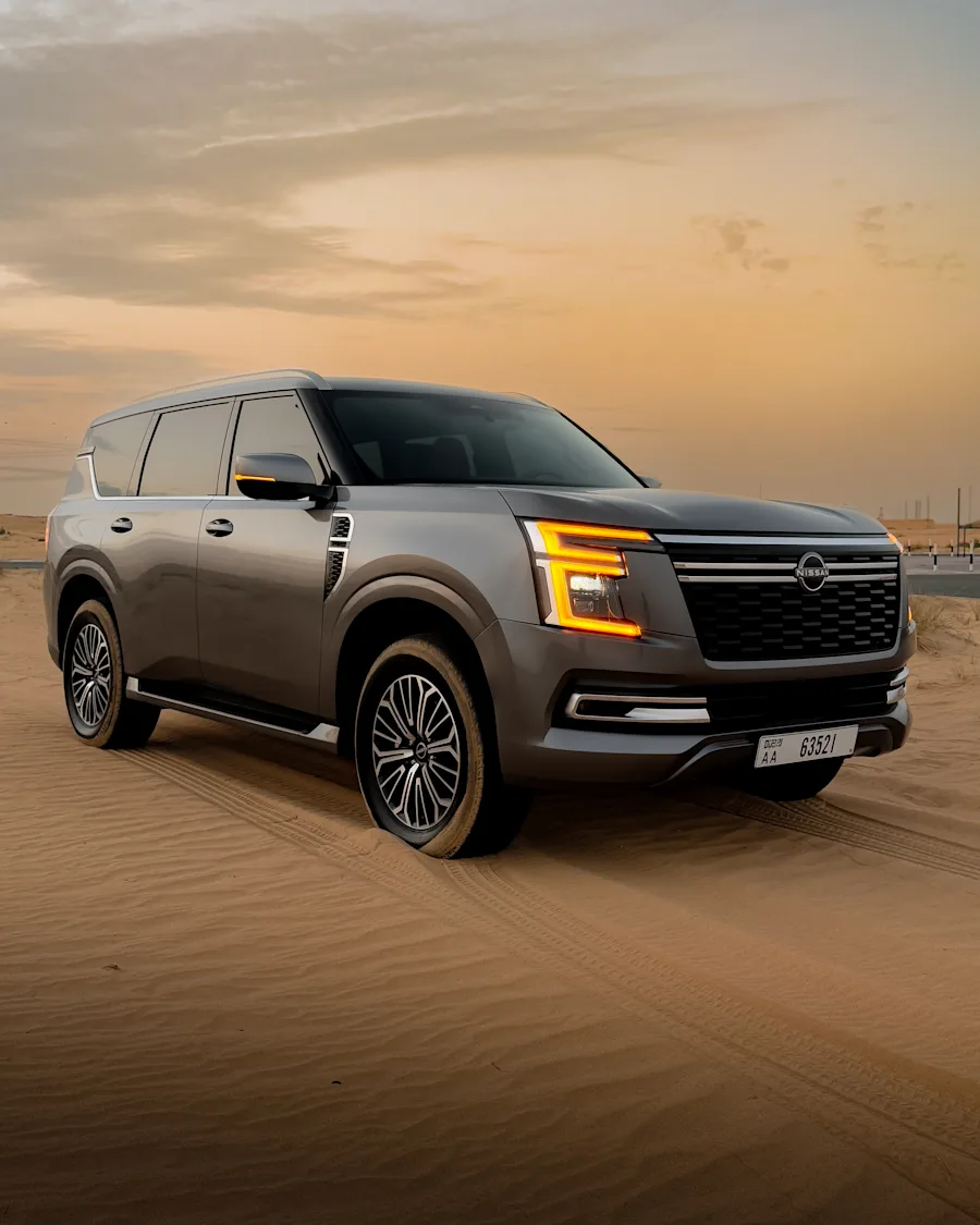 Nissan Patrol Platinum Grey 2025 2025 for rent in Dubai — photo 1 of 3