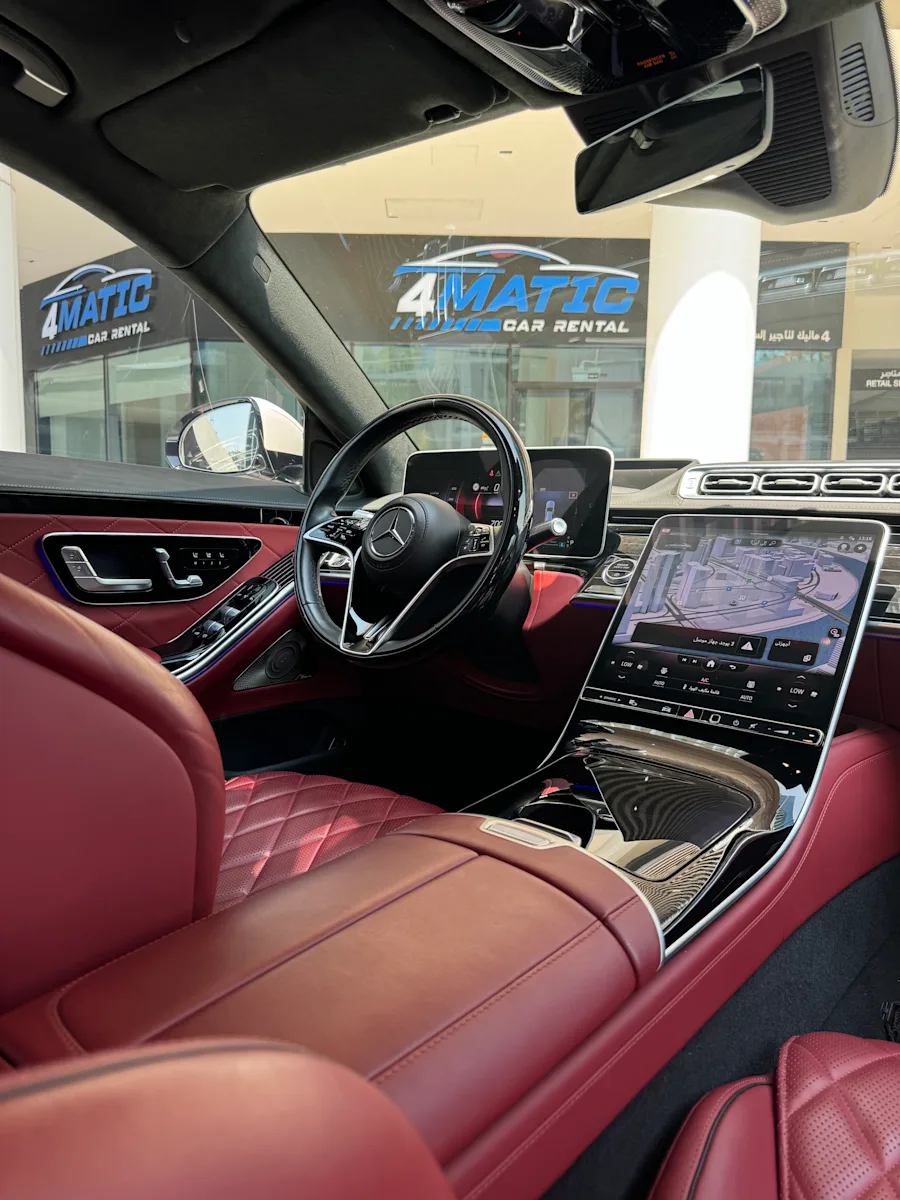 Mercedes S500 White 2022 2022 for rent in Dubai — photo 3 of 3