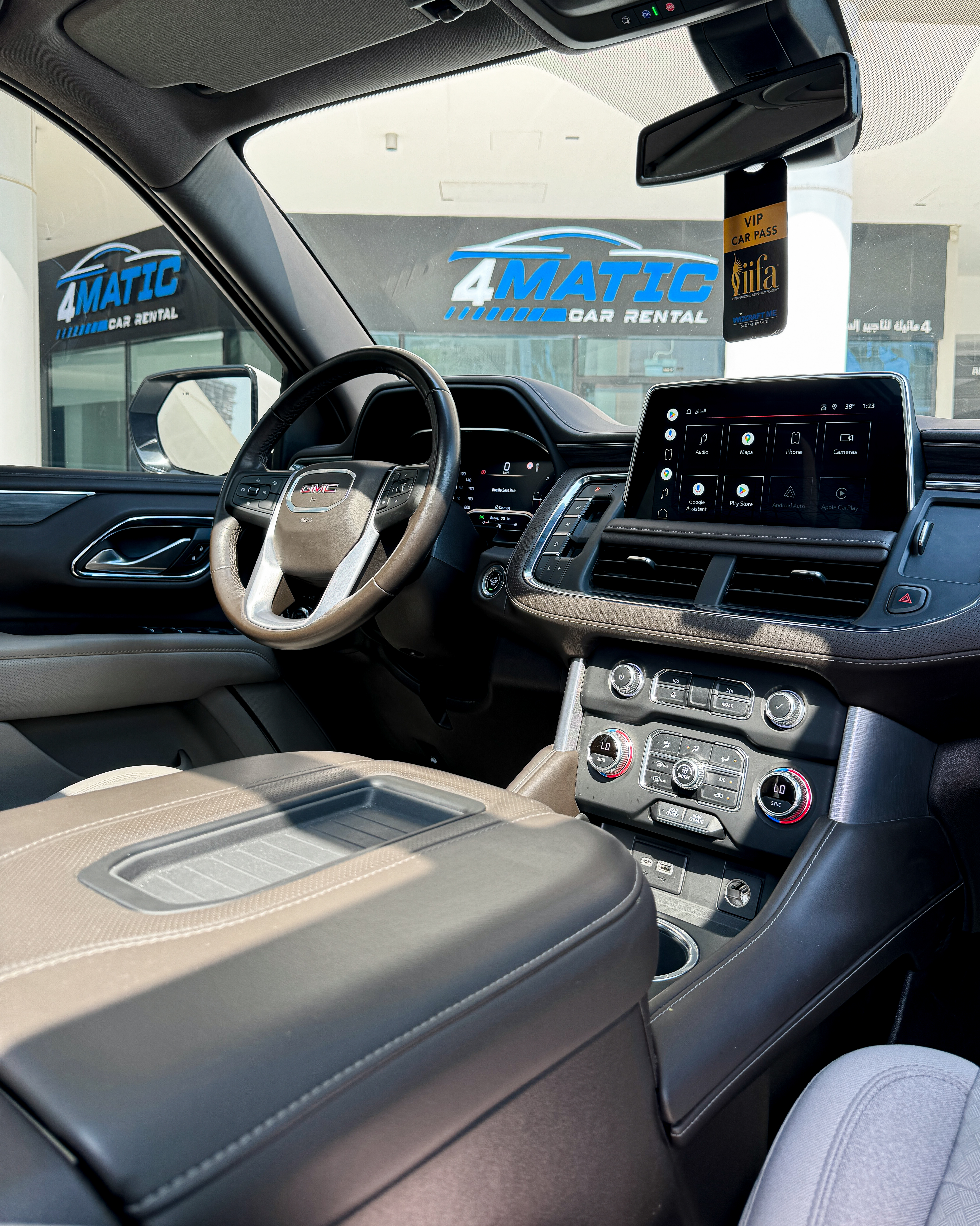 GMC Yukon White 2022 2022 for rent in Dubai — thumbnail 3