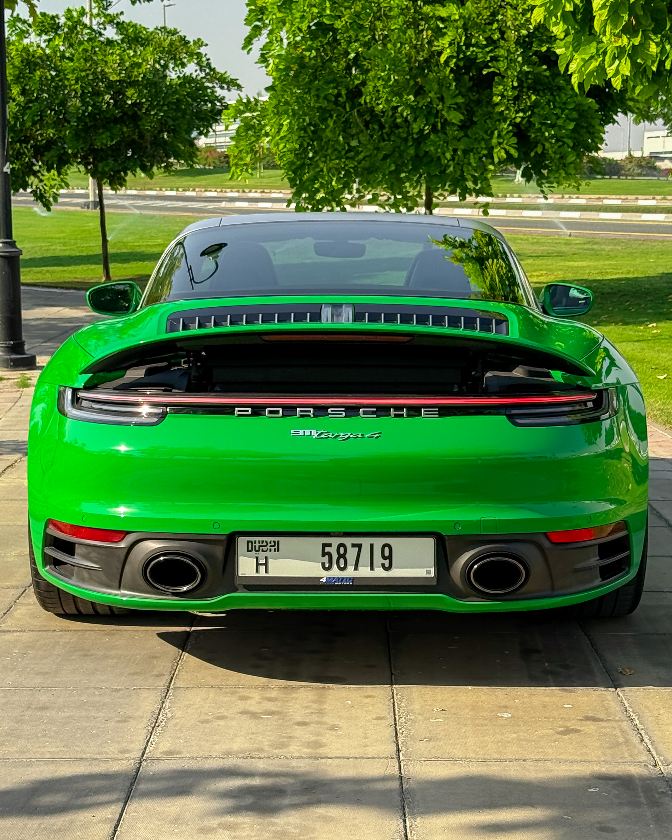 2022 Porsche Targa 4 Green 2022 for rent in Dubai — thumbnail 2