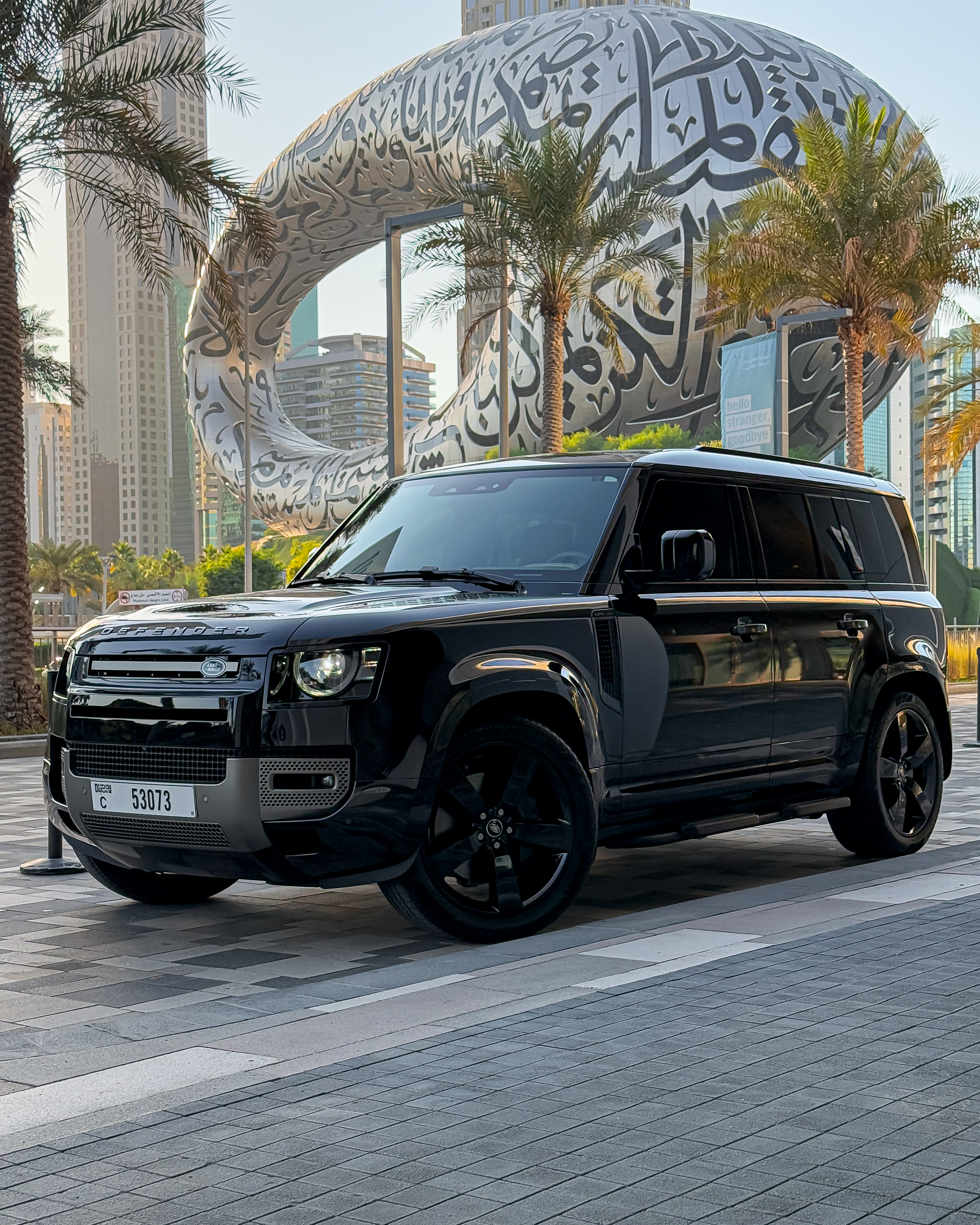 2025 Land Rover Defender Black 2025 for rent in Dubai — thumbnail 1