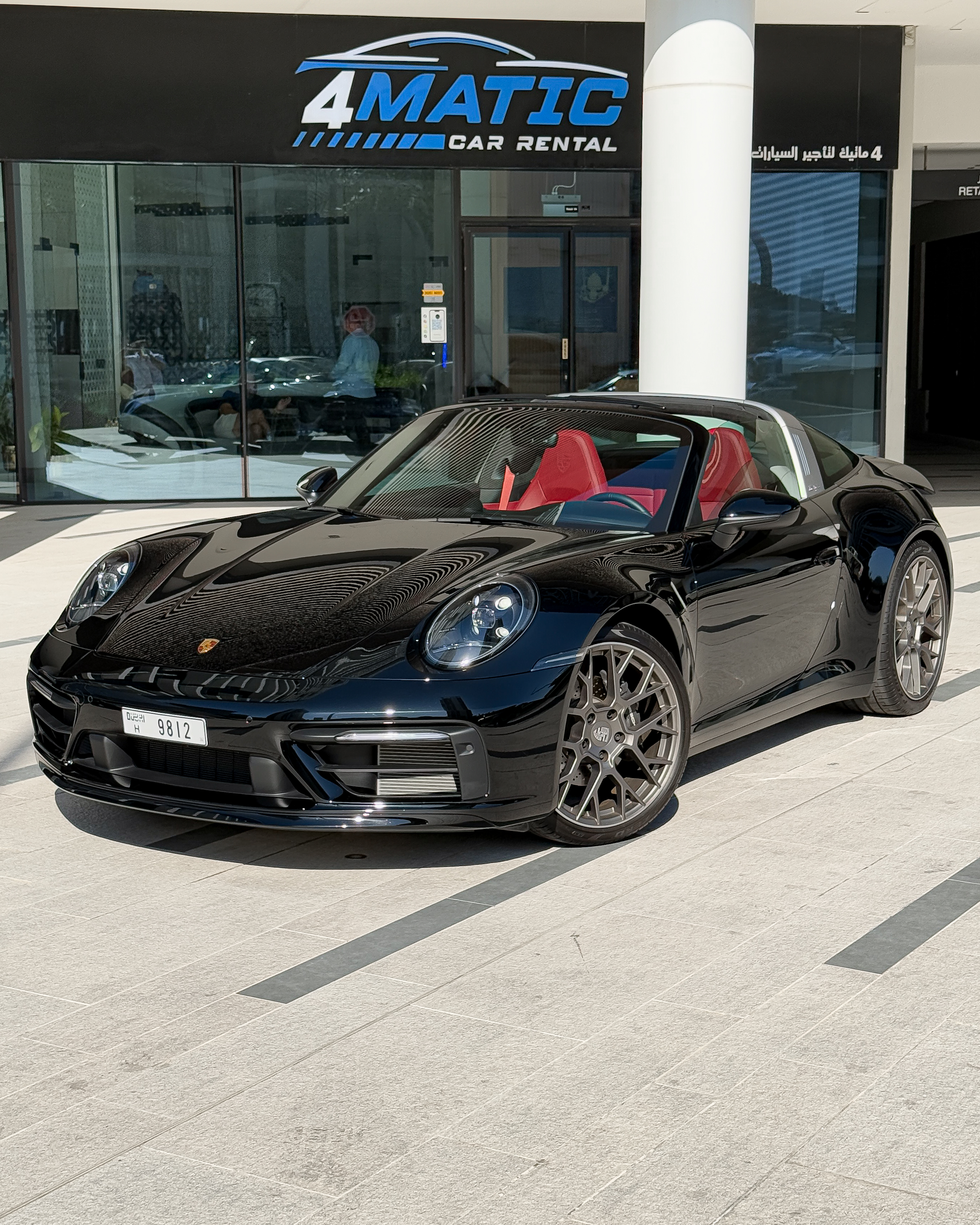 Porsche 911 Targa Black 2024 2024 for rent in Dubai — thumbnail 1