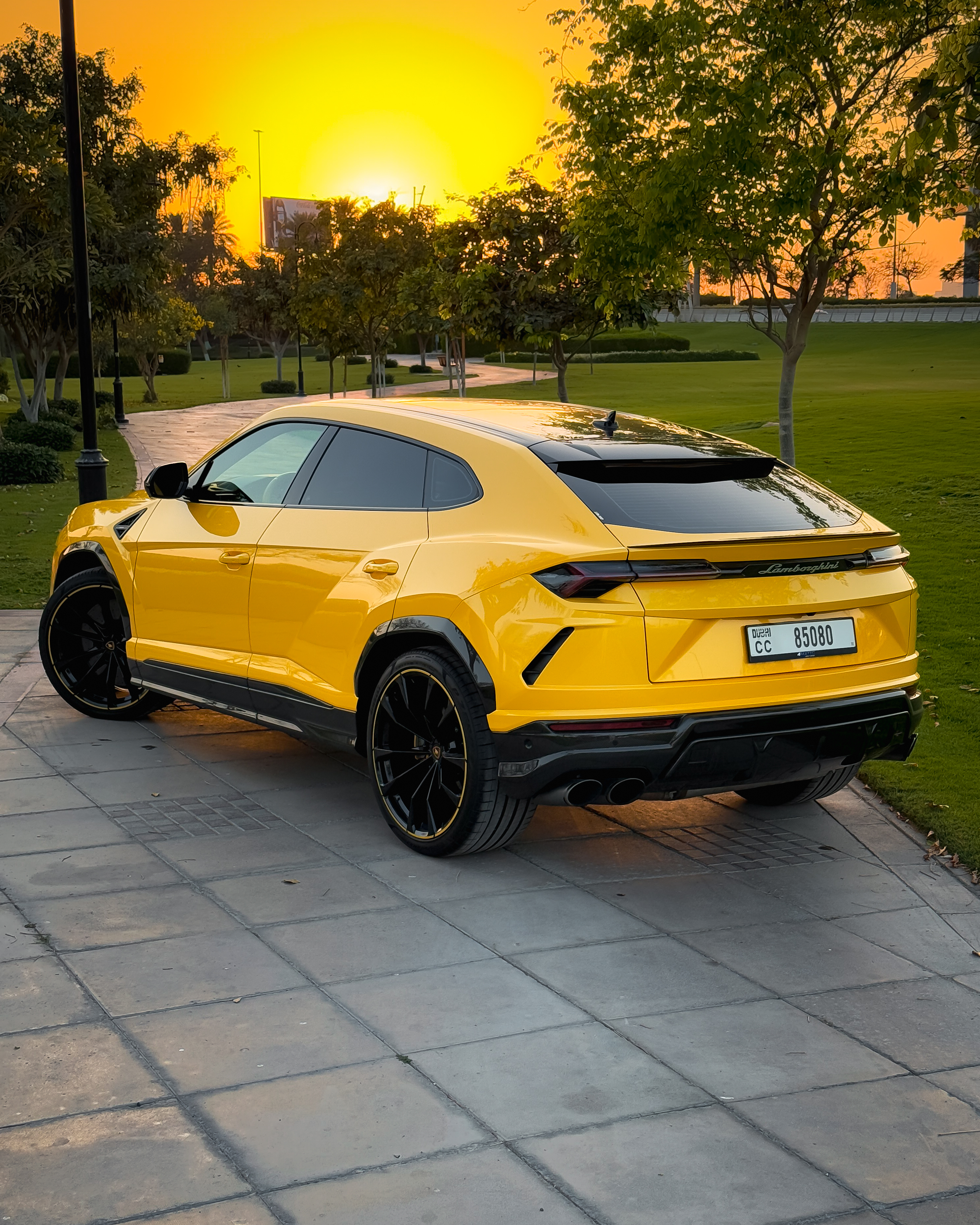 Lamborghini Urus Yellow 2021 2021 for rent in Dubai — thumbnail 4