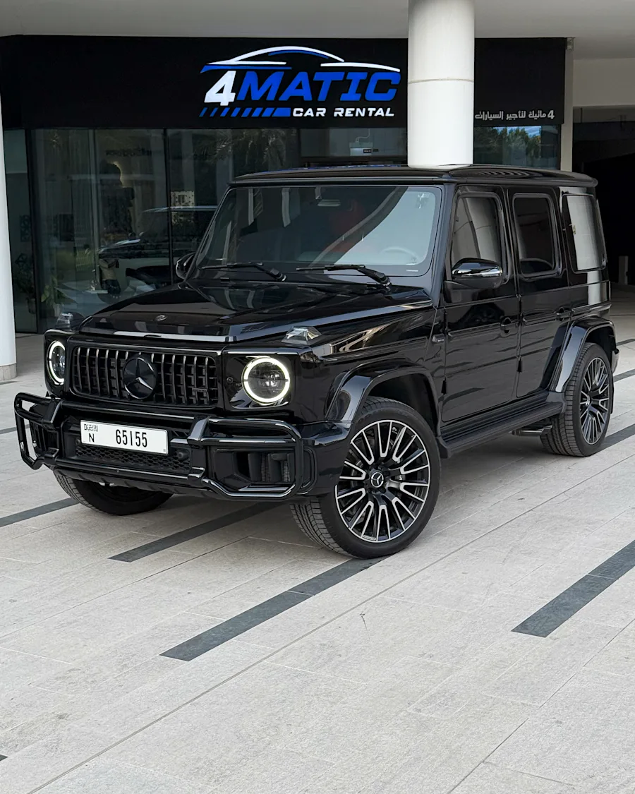 2025 Mercedes-AMG G63 Black 2025 for rent in Dubai — photo 1 of 5