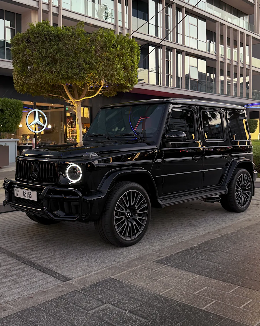 2025 Mercedes-AMG G63 Black 2025 for rent in Dubai — photo 3 of 5