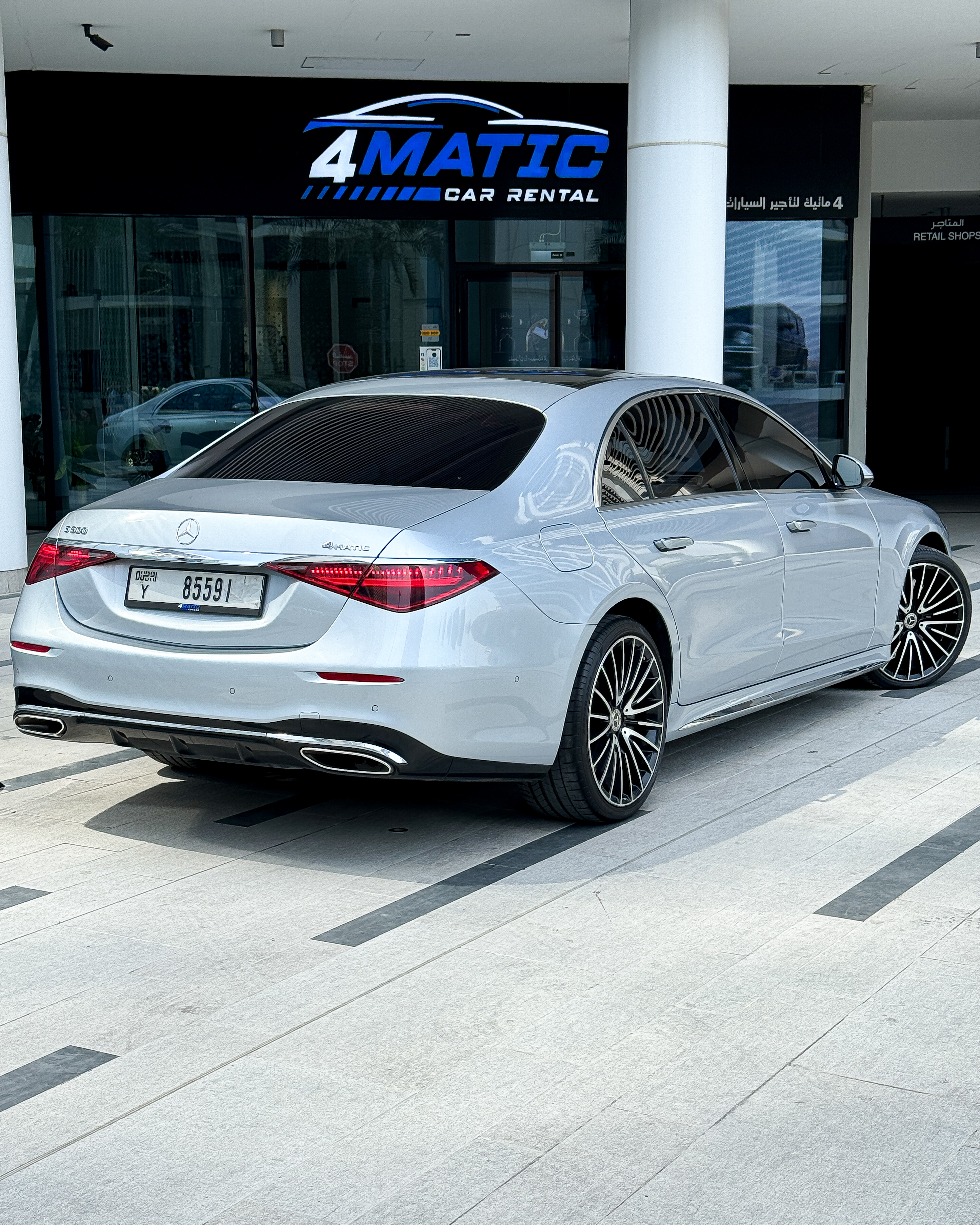 2022 Mercedes S500 Silver - Luxury Redefined 2022 for rent in Dubai — thumbnail 2