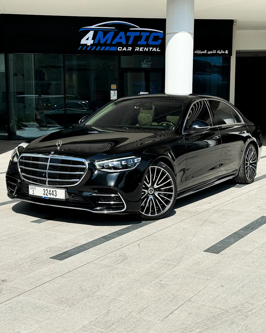 Mercedes S500 Black 2022 2022 for rent in Dubai โ photo 1 of 12