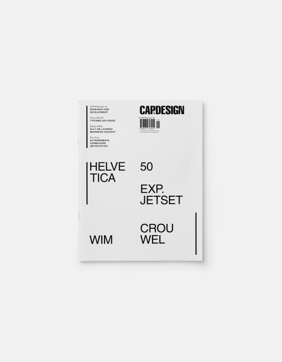 Cap & Design, Helvetica 50th Anniversary Issue