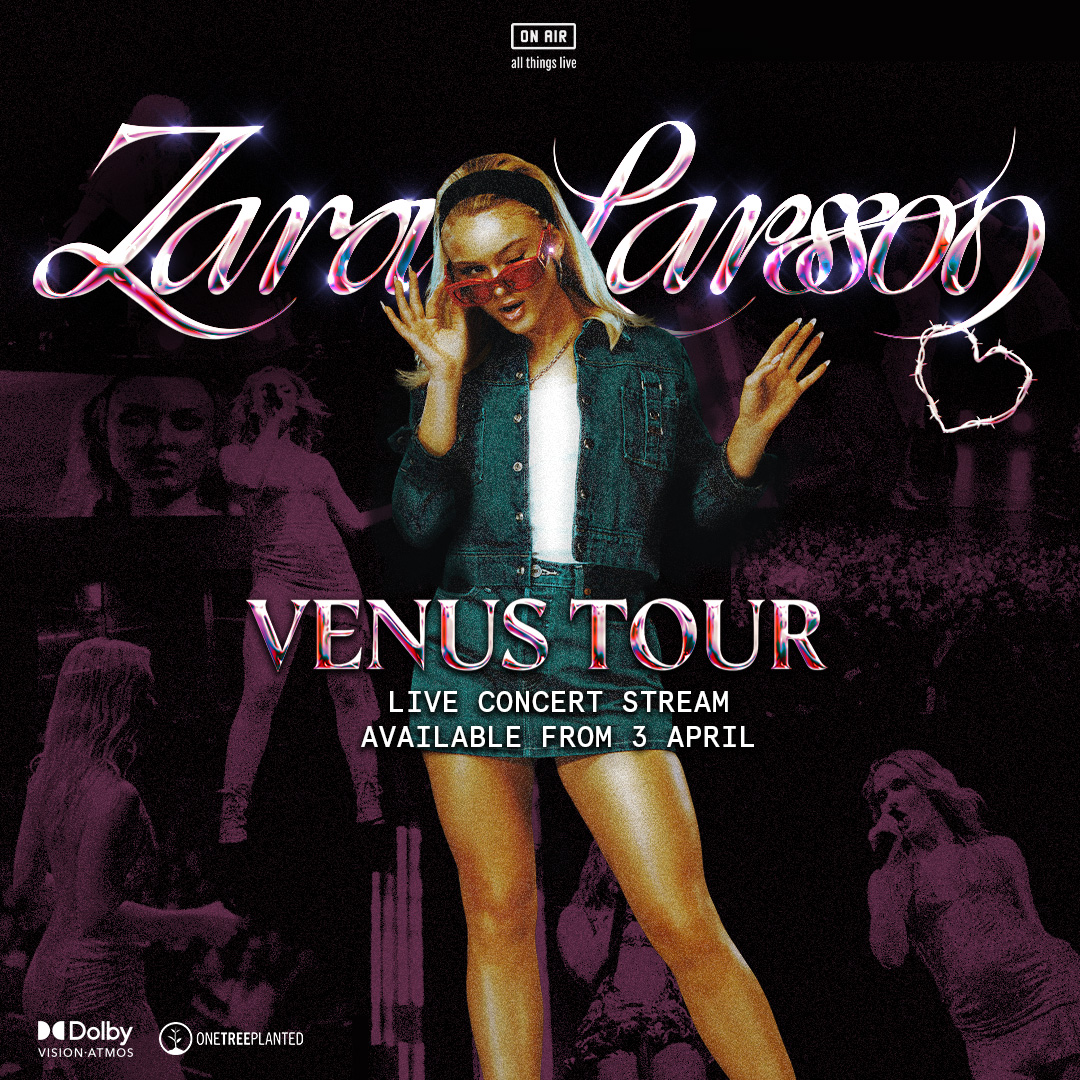 Zara Larsson 'Venus Tour' – Live Concert - Press Release
