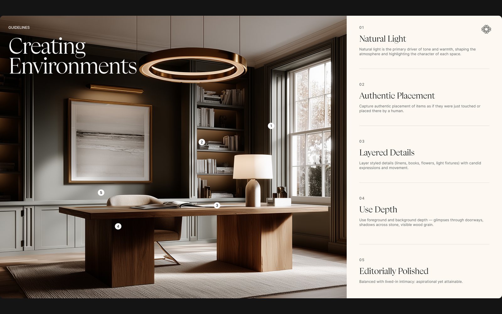Creating Environments — a styled study