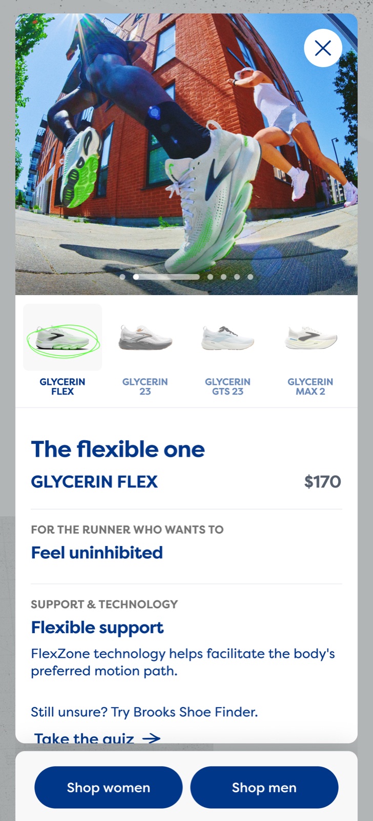 The flexible one — Glycerin Flex product details on mobile