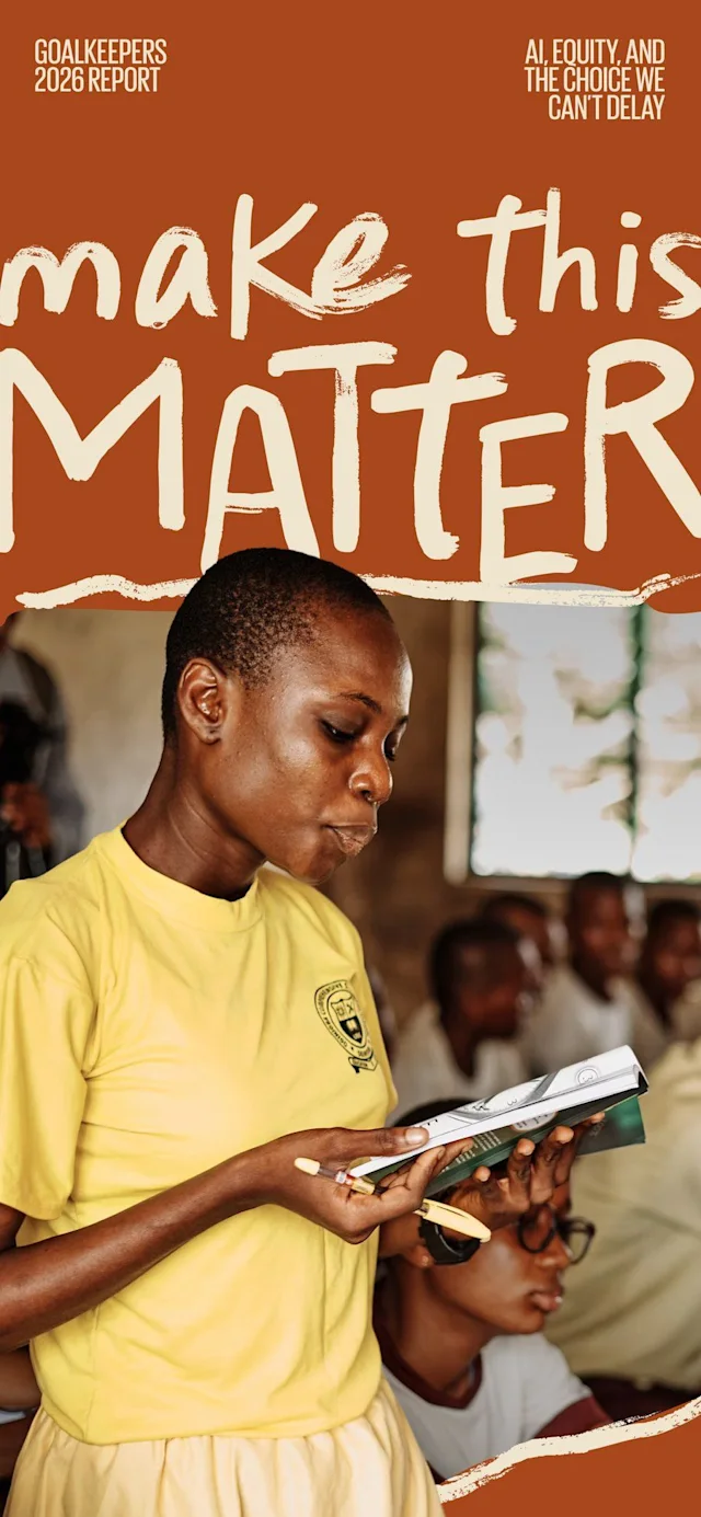 Make This Matter — the report cover on mobile