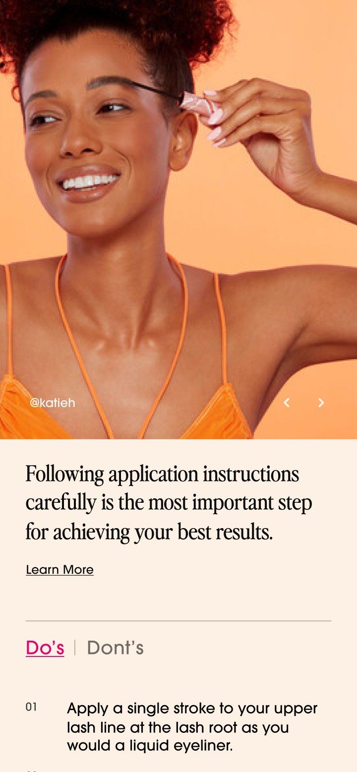 Application instructions