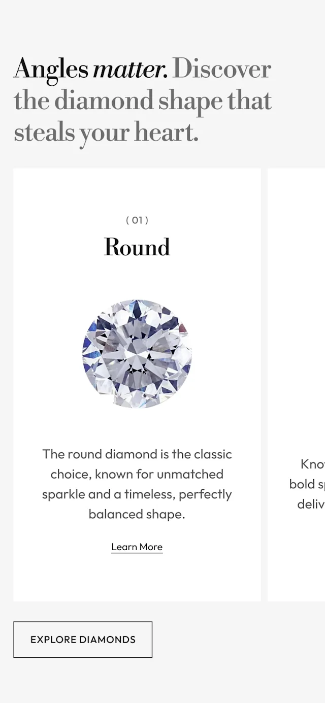 Angles matter — discover the diamond shape