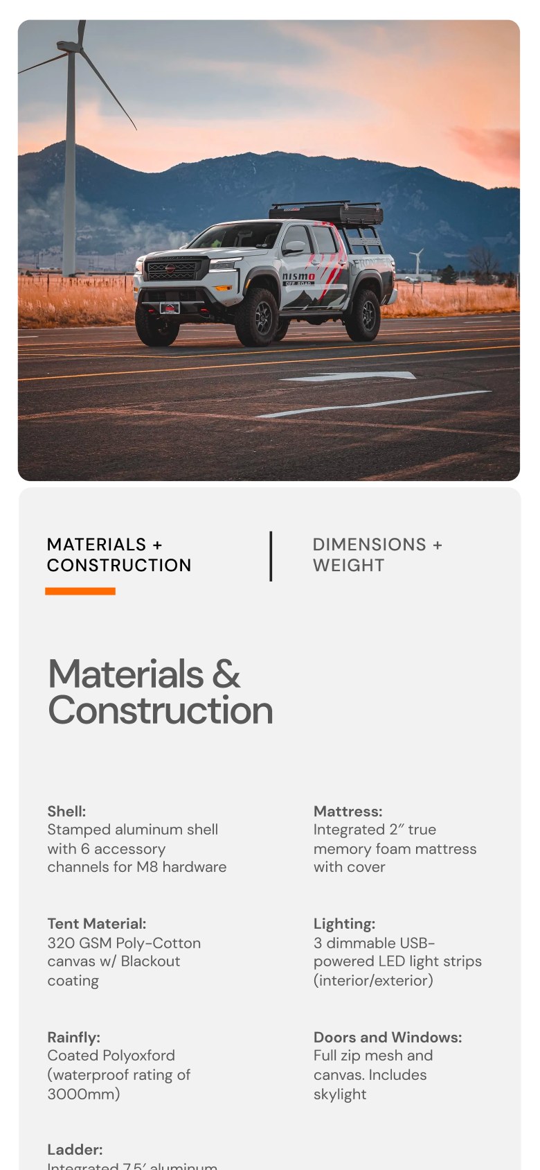 Materials and construction