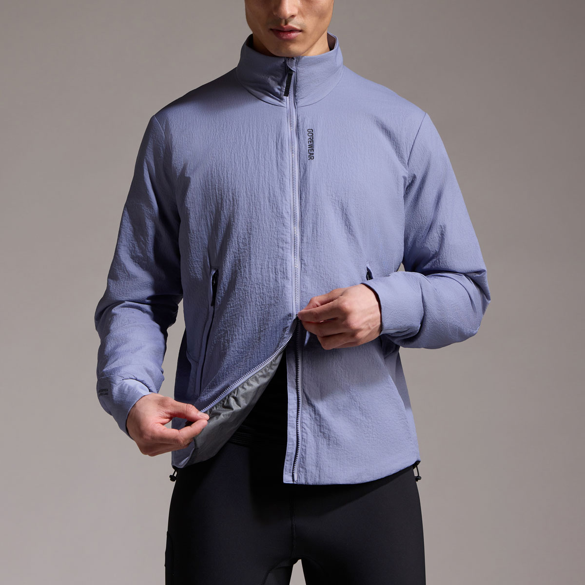 ゴロウ New CONCURVE WINDSTOPPER® Insulated Running Jacket | GOREWEAR US