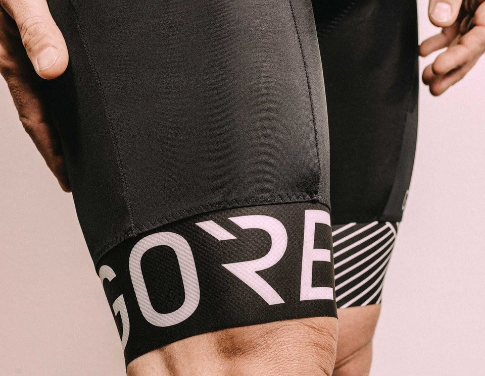 Gore Mens GORE C5 Opti Bib Shorts Pants Trousers Bottoms Black Sports Breathable 