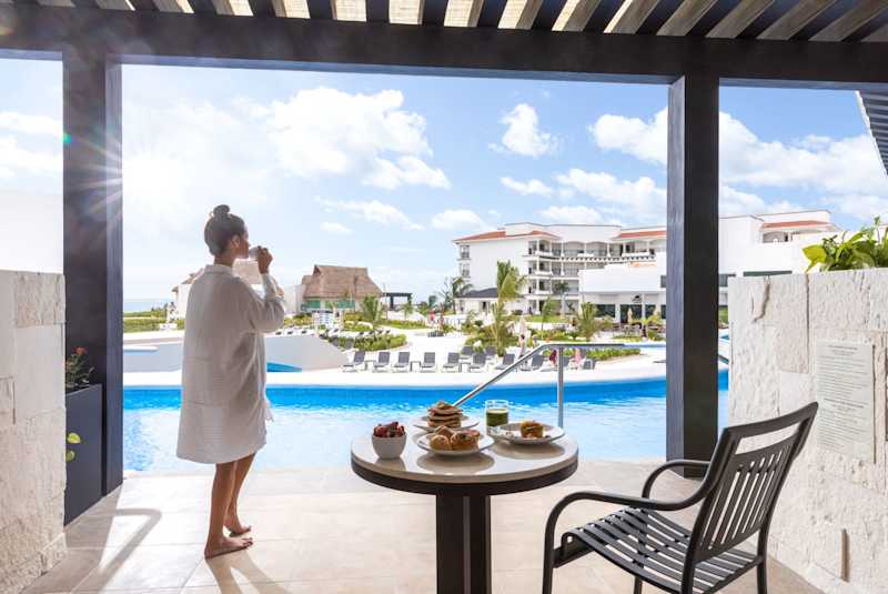 Breakfast Terrace at Ventus Riviera Maya