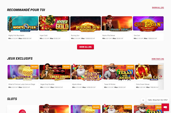 Jackpots.ch screenshot 4