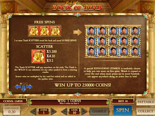 Book of Dead Screenshot 3