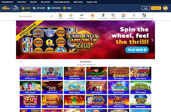 BetRivers Casino Pennsylvania Screenshot 4