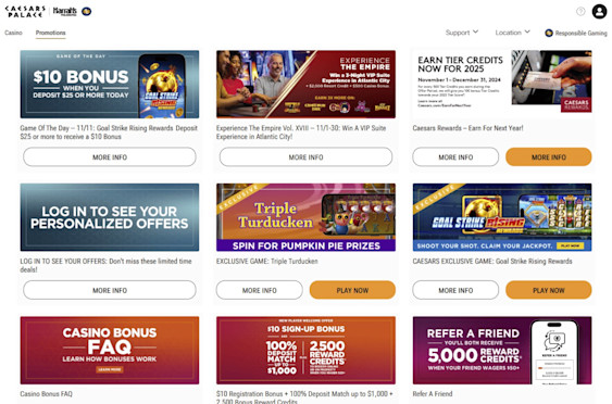 Caesars Palace Pennsylvania Screenshot 4