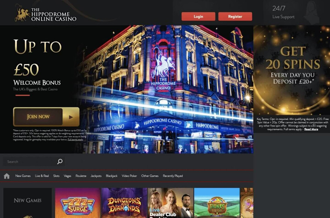 Hippodrome Casino screenshot 1