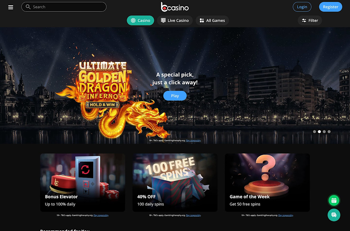 bCasino screenshot 1